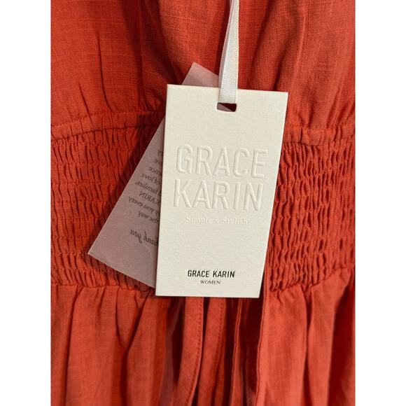 NWT Grace Karin Long Maxi Dress, Large, sleveless - Picture 4 of 11